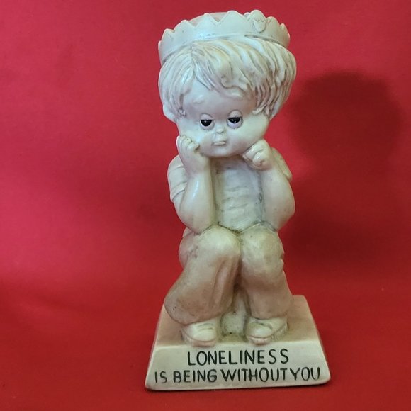VTG R & W Berries Co Figurine Loneliness is Being Without You 1971 - Picture 12 of 12